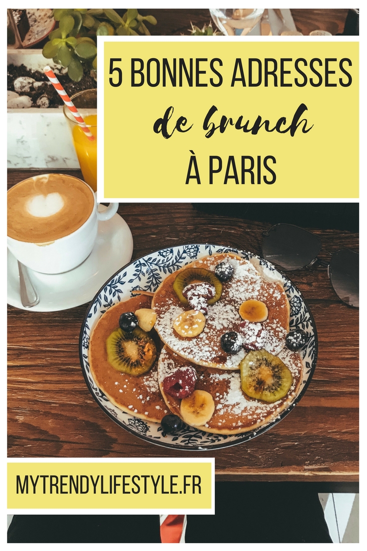 5 bonnes adresses de brunch à Paris