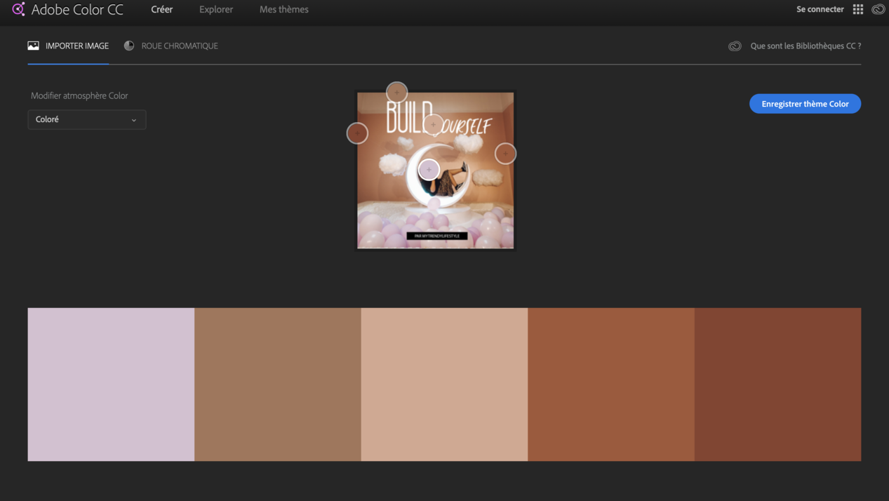 Exemple Adobe CC couleur