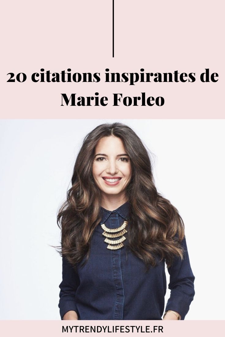 20 citations inspirantes et motivantes de Marie Forleo